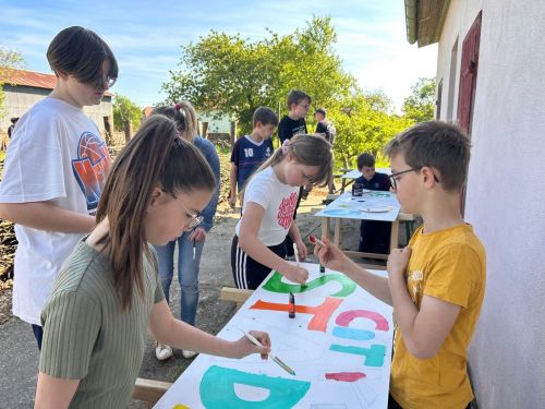 Jardin du presbytère & Atelier peinture