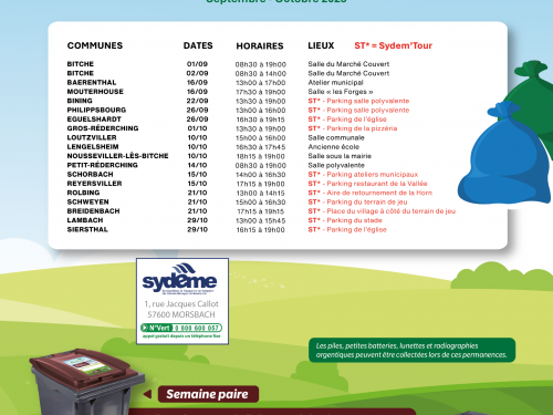 Dotation de sacs multiflux