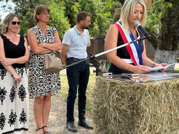 Inauguration du jardin du presbytère